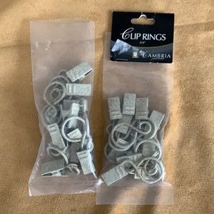 Cambria Petite Clip Rings